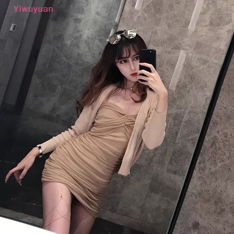 Chuỗi Dây Tua Rua Đeo Đùi Nhiều Lớp Co Giãn Đơn Giản Có Thể Điều Chỉnh Trang Sức Đi Biển Quyến Rũ Cho Nữ Mới