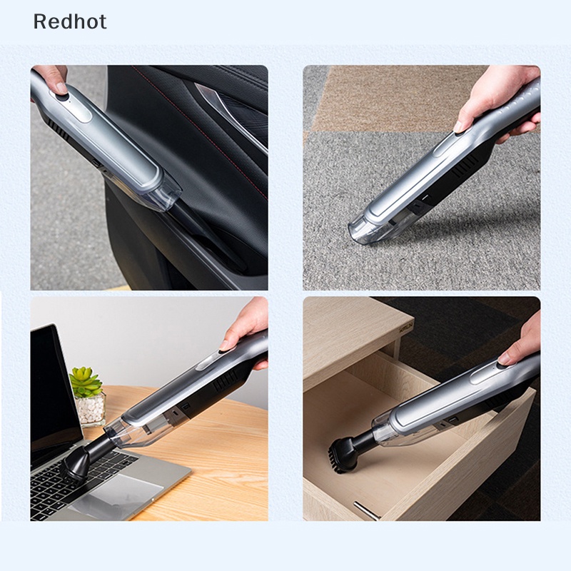 &lt; Redhot &gt; Máy Hút Chân Không Mini Chuboor Cầm Tay Không Dây Sạc Lại Được Dành Cho Xe Hơi