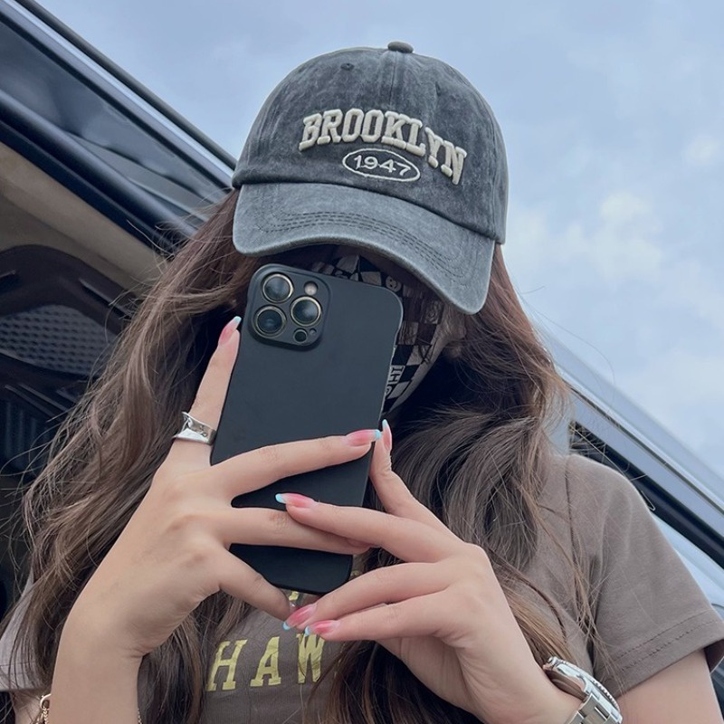 Mũ Lưỡi Trai Mềm Chất Lượng Cao Phong Cách Vintage 1987