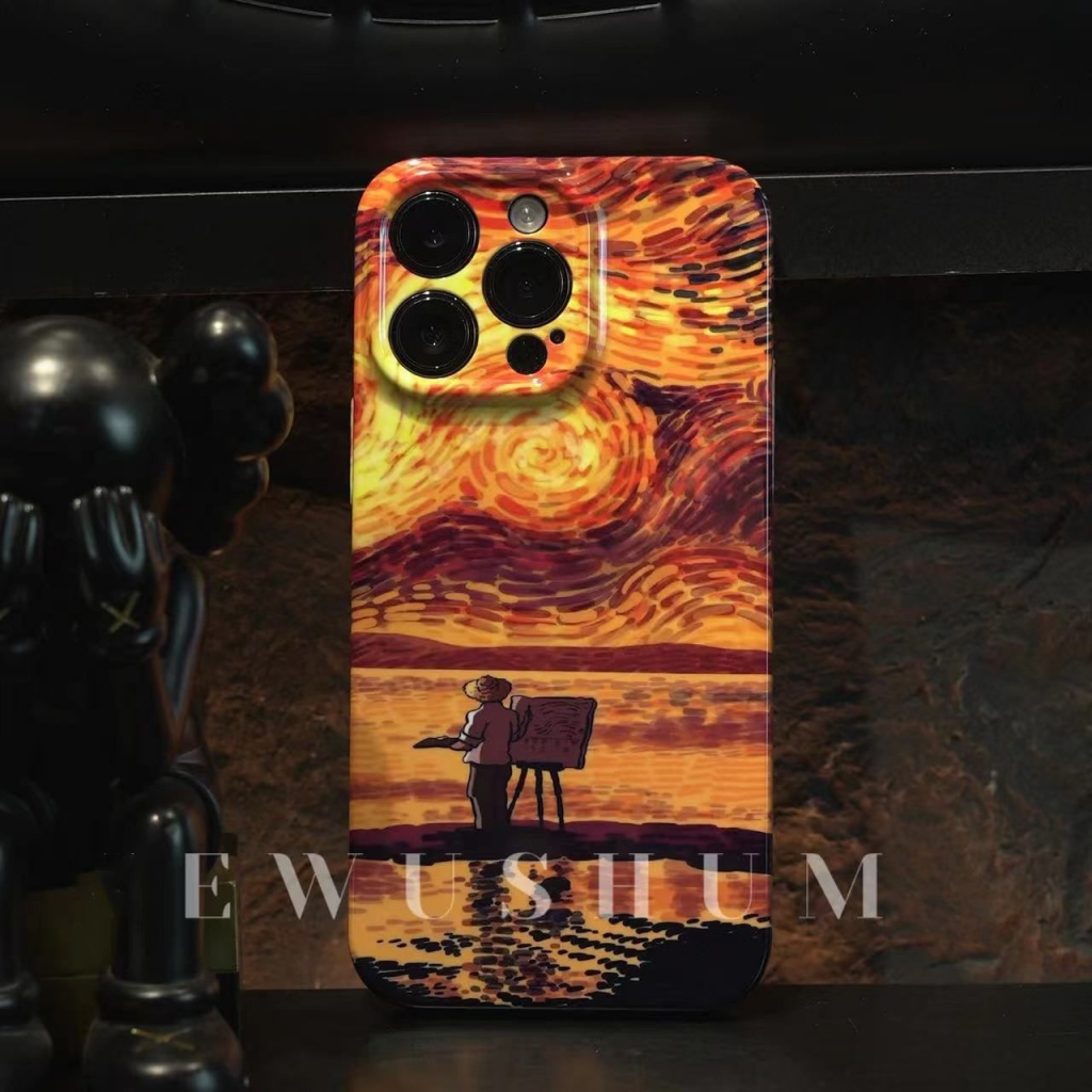 Ốp Điện Thoại In Hình Tranh Sơn Dầu Van Gogh 13iPhone Max Max 78111214Ốp Điện Thoại Họa Tiết Graffiti Độc Đáo Cho Apple Xnsjj