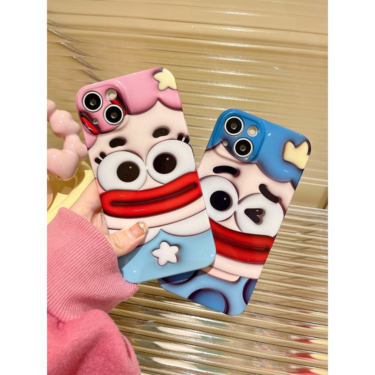Ốp Điện Thoại Họa Tiết Hoạt Hình Mắt To Dễ Thương HC5D Cho Iphone 8p7 13 11 14Promax