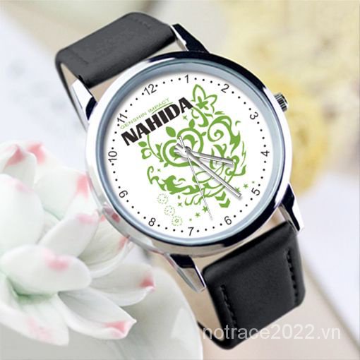 ★Genshin Impact★Kazuha & Venti & Hutao & Nahida Đồng Hồ Chống Thấm Nước Tùy Chỉnh Phong Cách Giản Dị Dành Cho Học Sinh