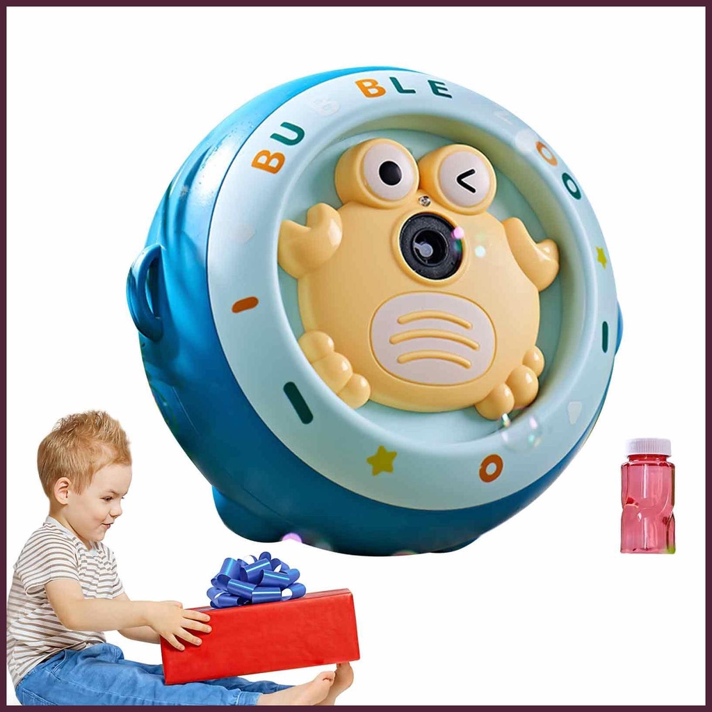 Đồ Chơi Thổi Bong Bóng Tự Động Hình Cua Chống Rò Rỉ