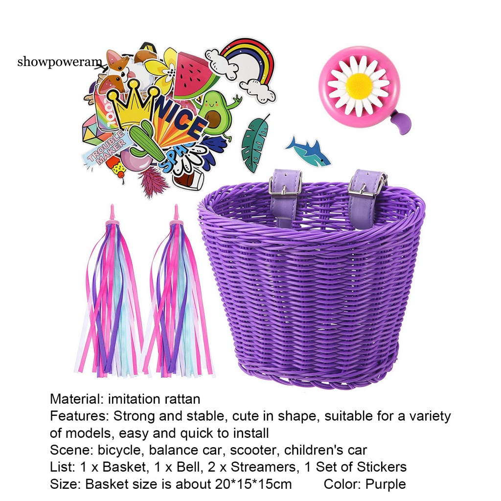 1 Bộ Giỏ Xe Đạp Dễ Lắp Đặt Đa Năng Tiện Dụng