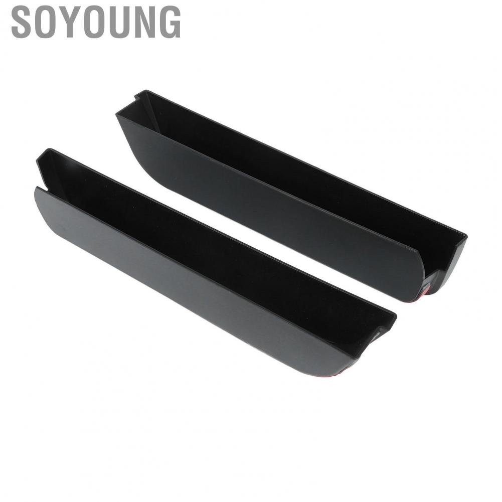 Soyoung Center Console Side Organizer  Storage Box Sturdy Space Saving for Car