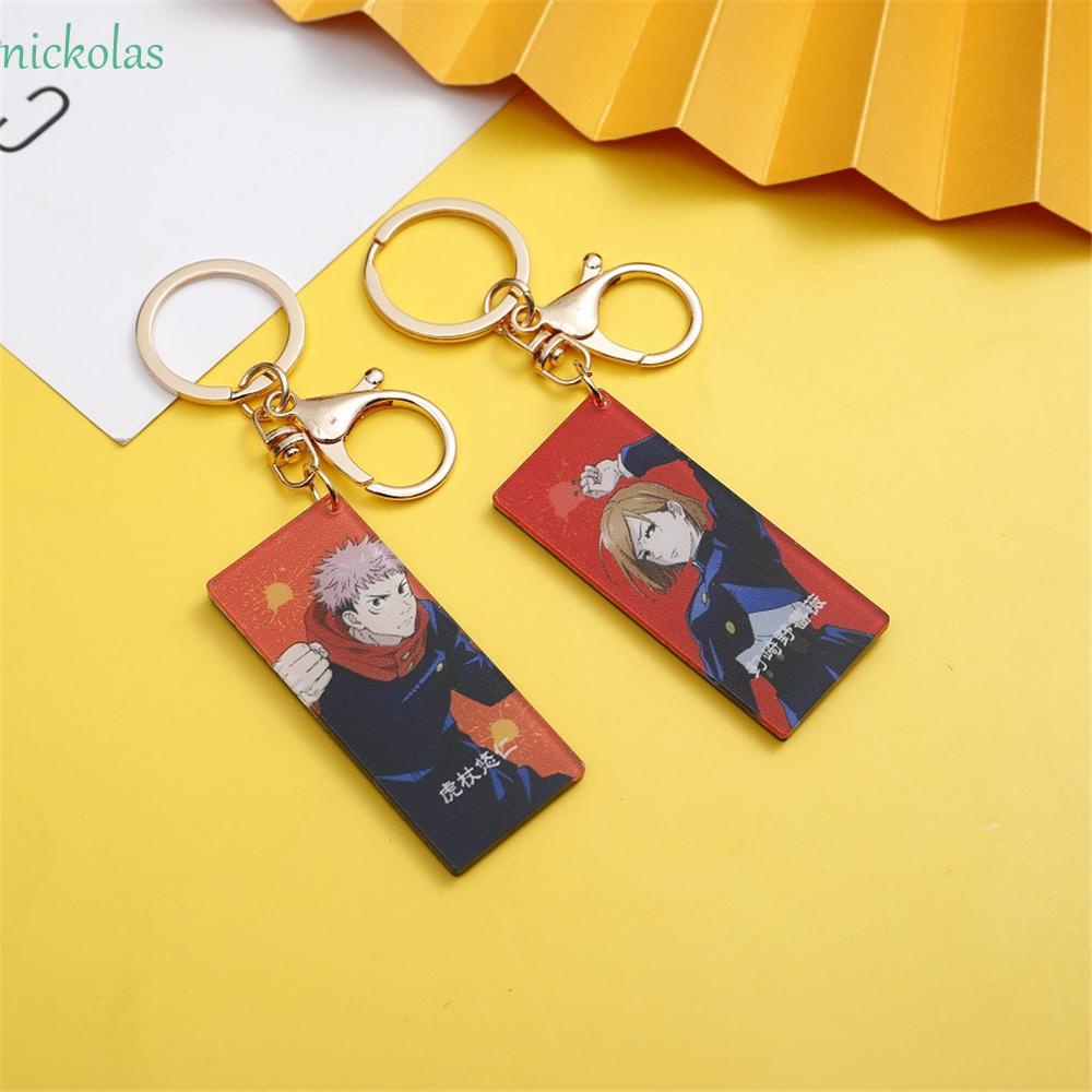 Móc Chìa Khóa Xe Hơi Bằng Acrylic Hình Anime NICKOLAS Jujutsu Kaisen Gojou Satoru