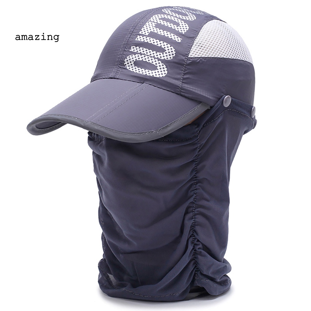 Mũ Lưỡi Trai Chống Nắng Chống Tia UV Có Thể Gấp Gọn Che Phủ Toàn Diện Thời Trang Mùa Hè