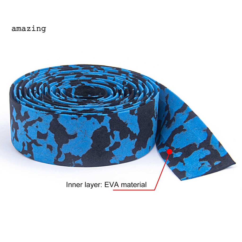 1 Cặp Băng Quấn Tay Lái Xe Đạp Chống Ăn Mòn In Họa Tiết Rằn Ri