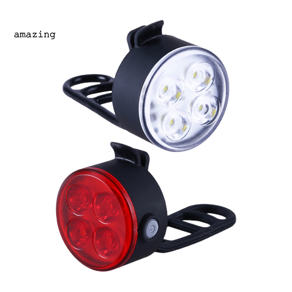 Đèn Gắn Đuôi Xe Đạp Siêu Sáng Có Thể Sạc Lại