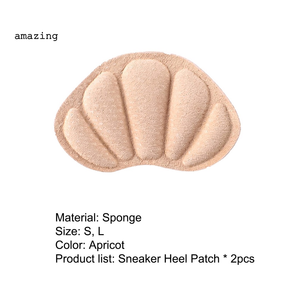 1 Cặp Miếng Dán Gót Giày Tự Dính Gọn Nhẹ Dành Cho Nam Nữ