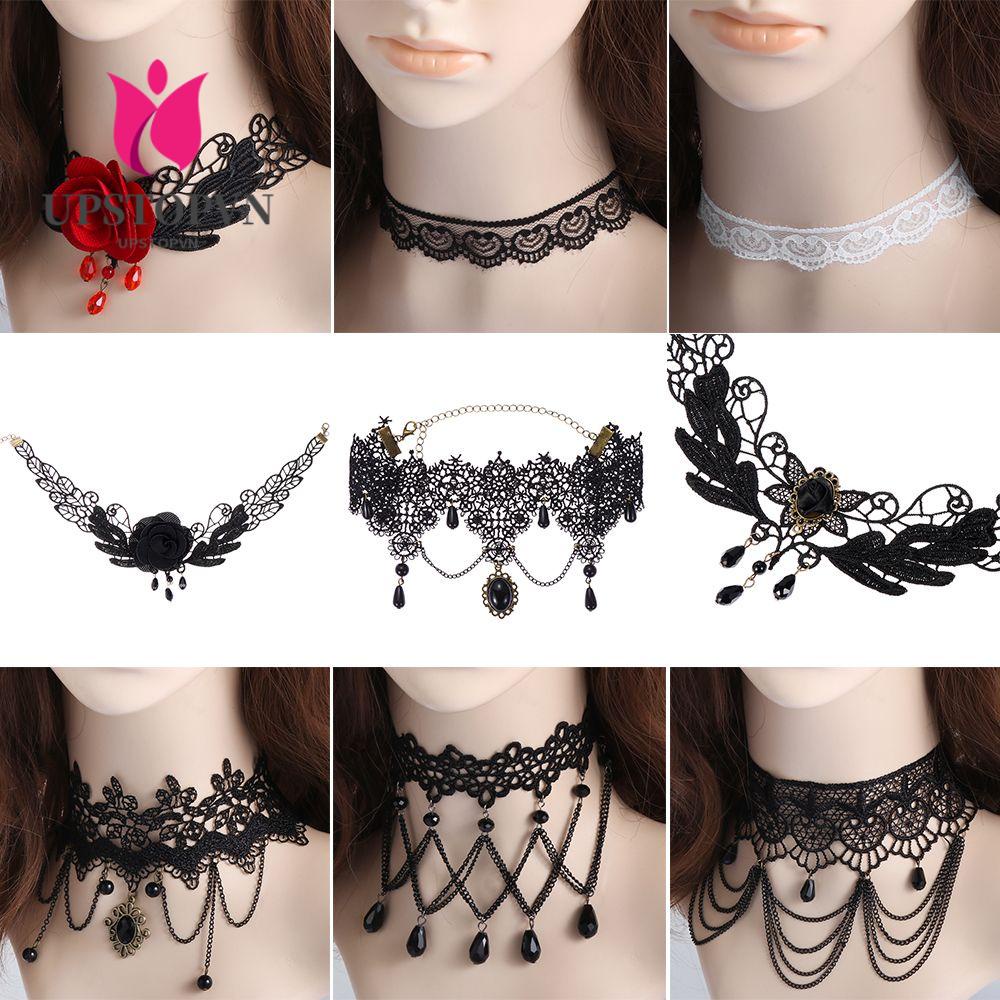 Vòng Cổ Choker Phong Cách Gothic Thời Trang Sang Trọng