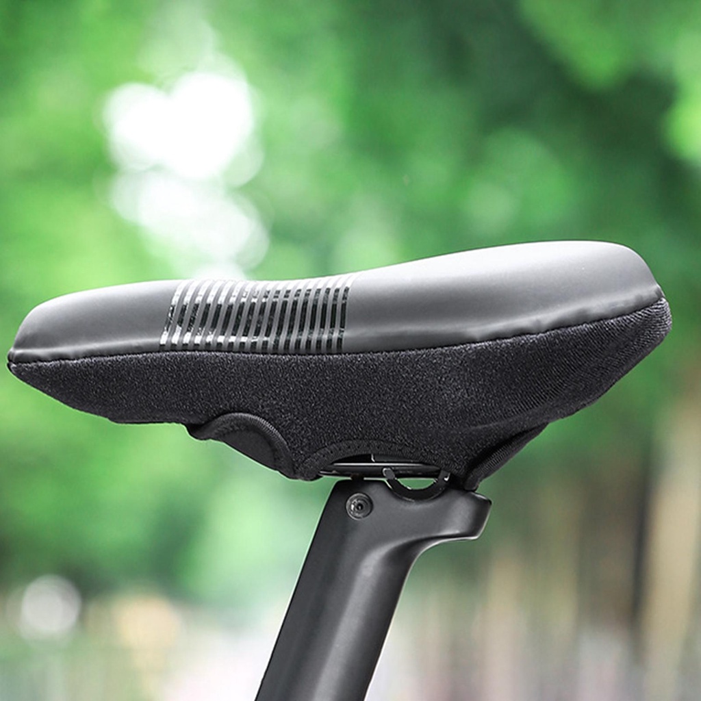 Đệm Yên Xe Đạp Bằng Silicone Dày Dặn Thoáng Khí Chống Thấm Nước Thoải Mái Cho BMX MTB