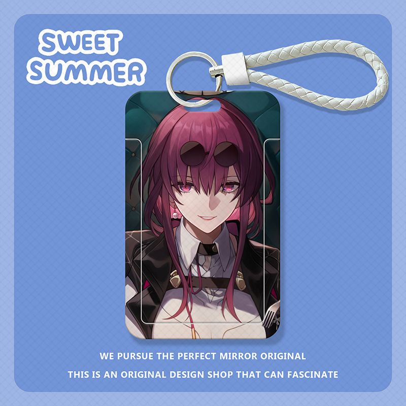 Honkai: Star Rail Student Slider Card Holder Meal Card Bus Card ID Card Protective Case Access Card Campus