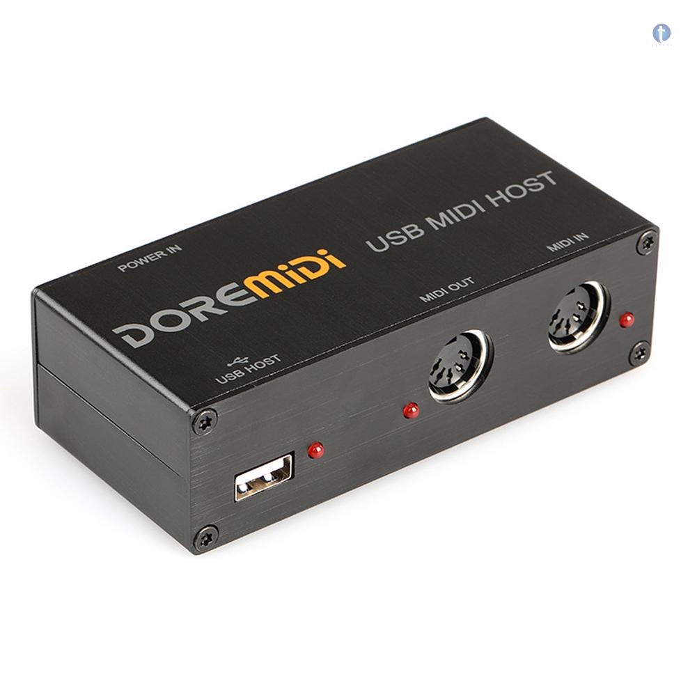Thiết Bị Tạo Hiệu Ứng Âm Thanh MIDI Cho Đàn Guitar Điện USB rcfans USB Sang MIDI Host MIDI Synthesizer MIDI