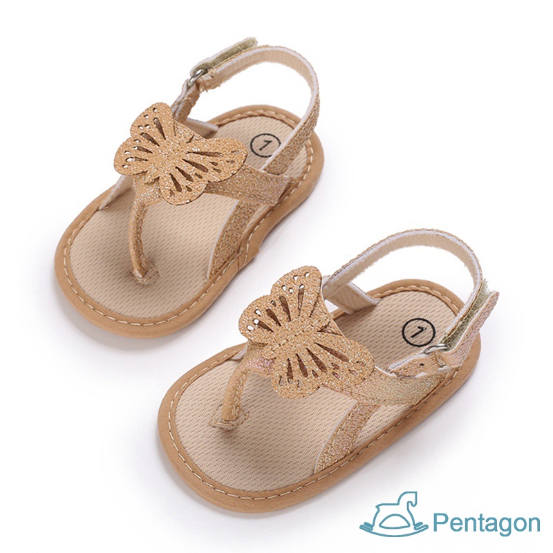 Xăng đan Đế Bằng Chống Trượt Thời Trang Mùa Hè Dành Cho Bé Gái