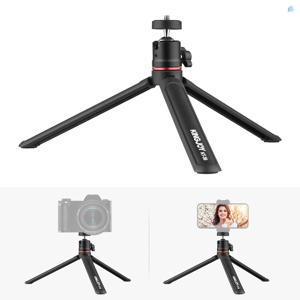 Giá Đỡ Ba Chân Mini Xoay 360 Độ Dành Cho smartwatchinone KINGJOY KT-36° Đầu Bi Xoay Kèm Ốc Vít 1 / 4 Inch Chuyên Dụng Cho Điện Thoại Thông Minh / Máy Ảnh