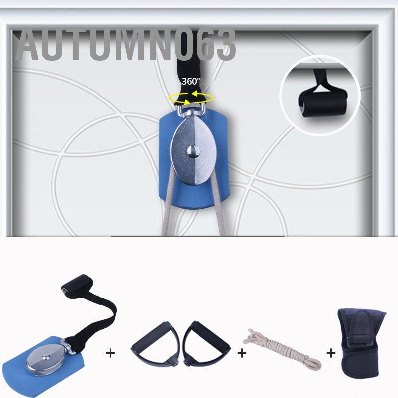 Autumn063 Ròng rọc tập thể dục vai Over Door Thép hợp kim Thúc đẩy phục hồi Máy chức năng cho gia đình