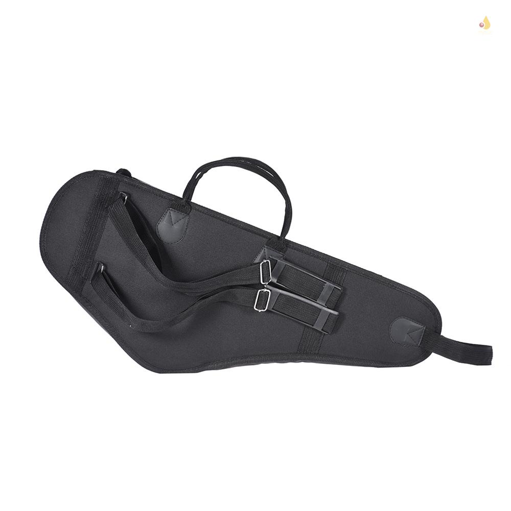 Túi Đựng Kèn Saxophone Alto Saxophone 600D Bằng Xốp Cứng Dày 10mm Có Khóa Kéo Đôi Có Thể Điều Chỉnh Và Dây Đeo Vai