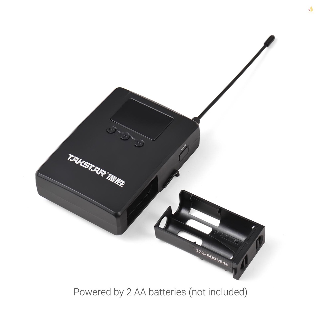 Thiết Bị Nhận Tín Hiệu Âm Thanh Không Dây TAKSTAR Wp-300R Có Màn Hình LED Kỹ Thuật Số