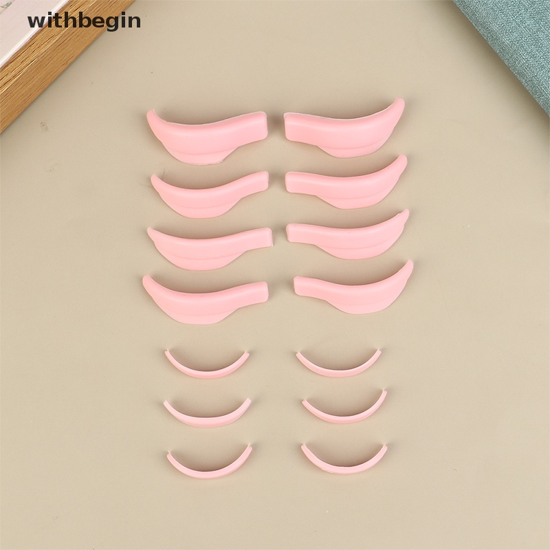 Bộ 7 Cặp Đệm Silicone Hỗ Trợ Uốn Cong Lông Mi
