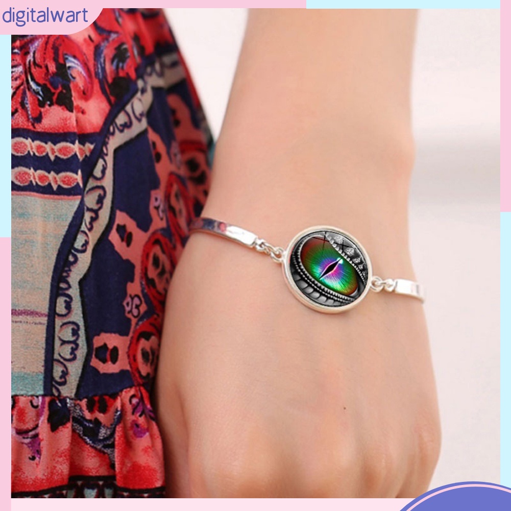 Bộ Trang Sức 3 Món Mặt Kính Cabochon Mắt Rồng Cho Nữ