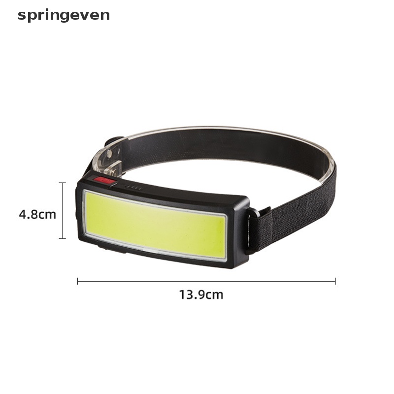 Đèn Pha LED Cob Đeo Đầu 1200mah Có Thể Sạc Lại Bằng Cổng USB