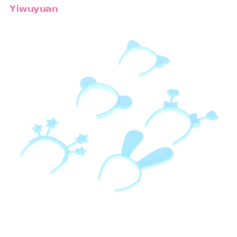 Bộ 5 Kẹp Tóc Phụ Kiện Cho Búp Bê Mới