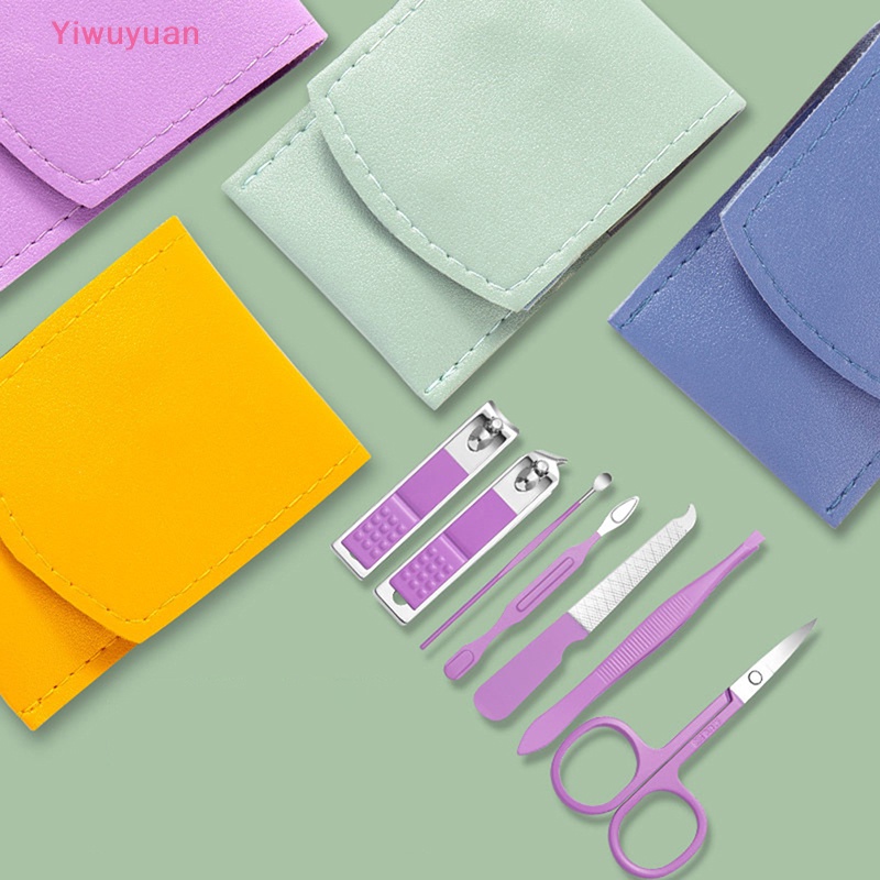 Bộ 4 / 7 Dụng Cụ Chăm Sóc Móng Tay Bằng Thép Không Gỉ Mới