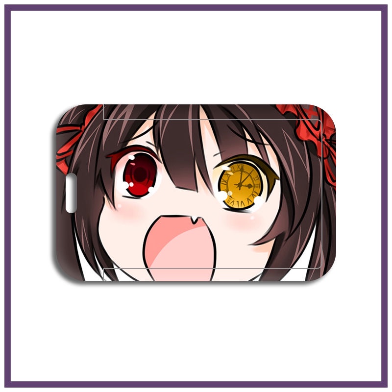 Vỏ Bọc Thẻ ID / Thẻ Ngân Hàng / Xe Bus Họa Tiết Hoạt Hình Date A Live DIY