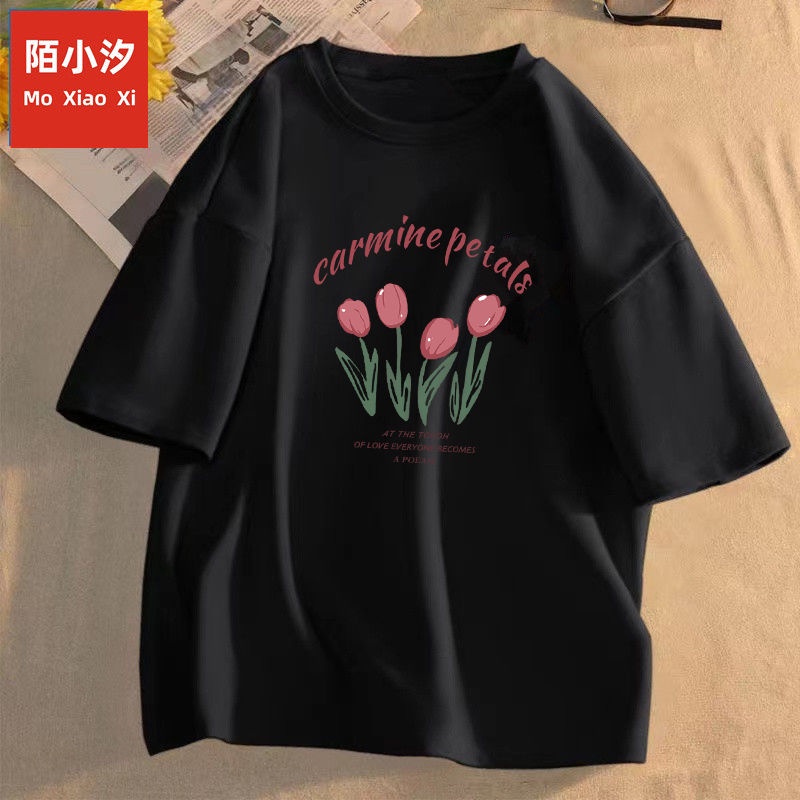 Áo Thun Cotton Tay Ngắn Phong Cách Thời Trang Mùa Hè Mới Cho Bé Gái 3-5 - 8-10 - 12-13 Tuổi