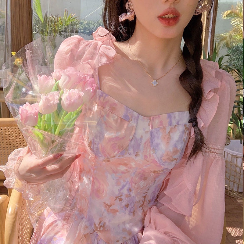 Áo Khoác cardigan Vải chiffon Mỏng Viền Ren Hai Màu Thời Trang Mùa Hè Cho Nữ