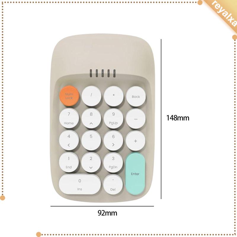Bàn Phím Số Mini 18 Phím Không Gây Tiếng Ồn Siêu Bền Tiện Dụng Cho Laptop