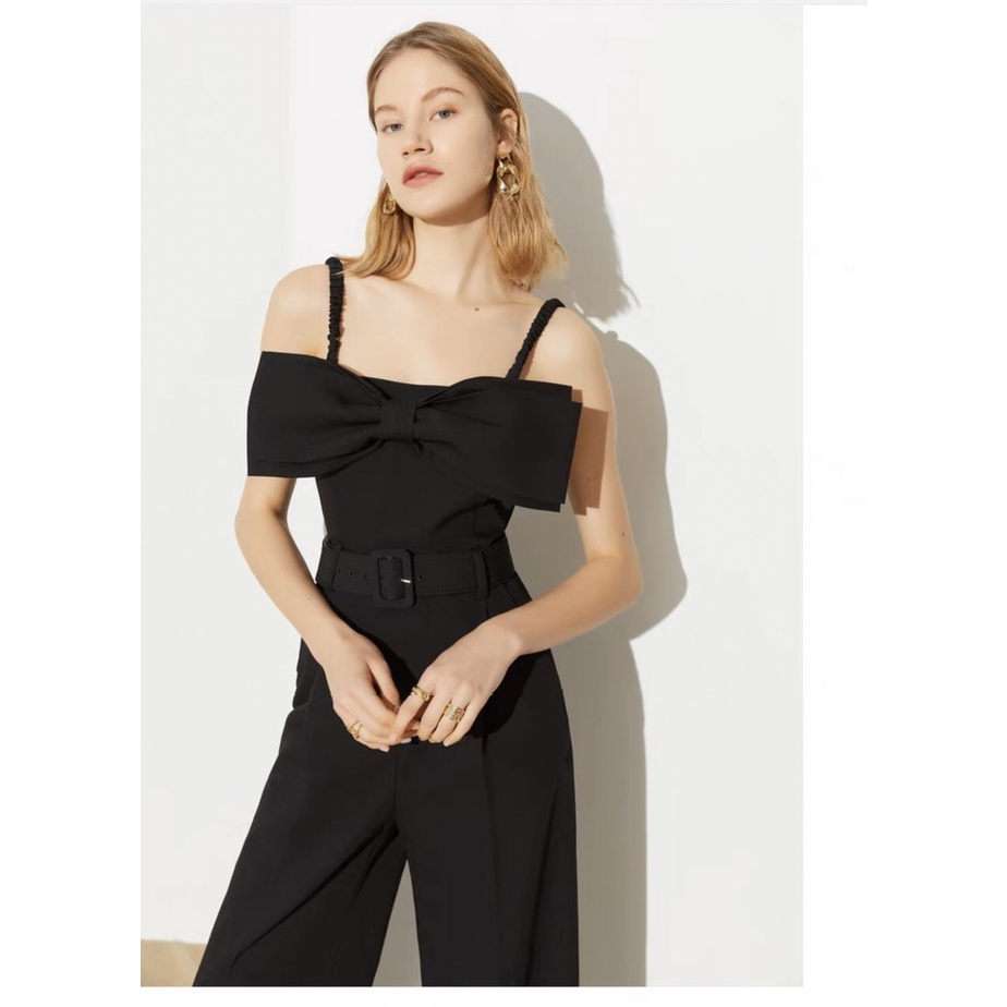 Jumpsuit Nơ Ngực E.l.le