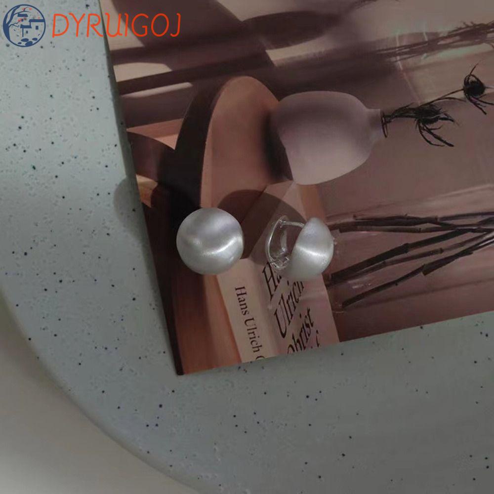 Bông Tai Đinh Tán Thanh Lịch Phong Cách Hàn Quốc DYRUIDOJ|Bông Tai Hình Học Màu Nhám Thiết Kế Tinh Tế Thời Trang