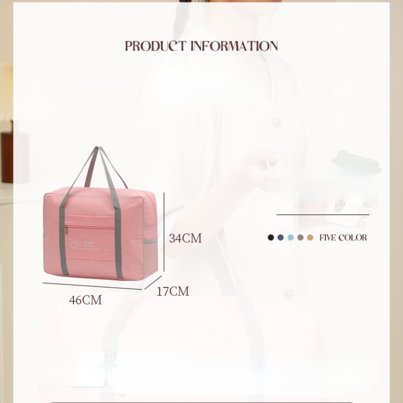 Túi Đựng Hành Lý / Máy Bay Sức Chứa Lớn Có Thể Gấp Gọn Tiện Dụng Mang Theo Du Lịch