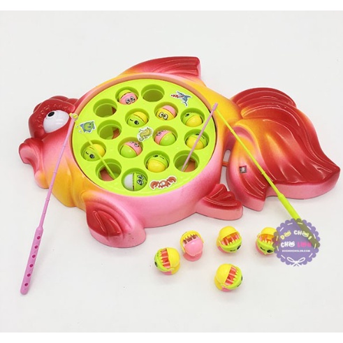 Đồ chơi câu cá có nhạc chạy pin cho bé