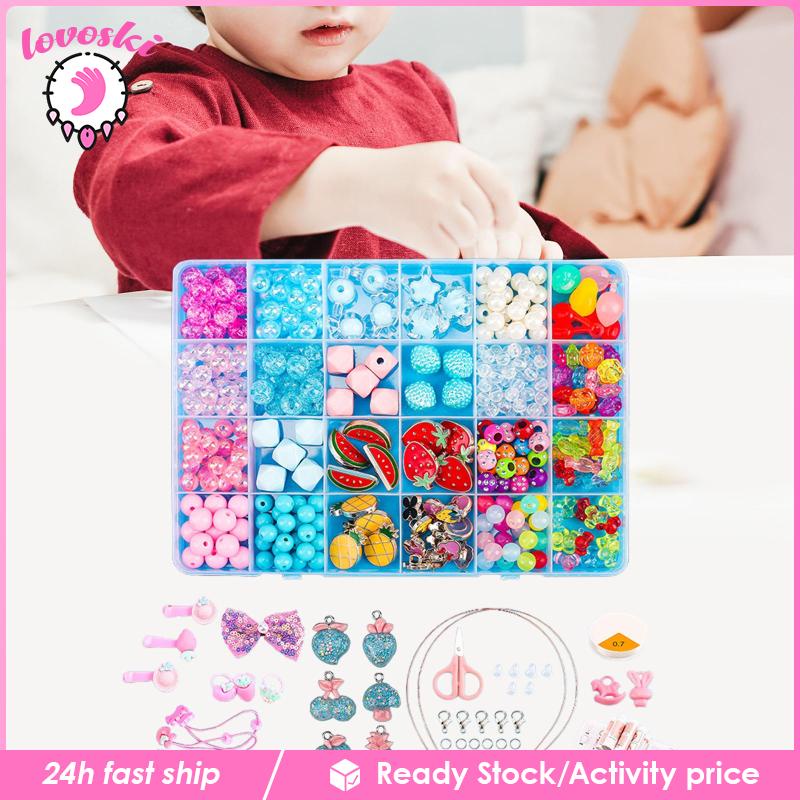 Bộ Hạt Xâu Chuỗi Nhiều Màu Sắc Dành Cho Trẻ Em