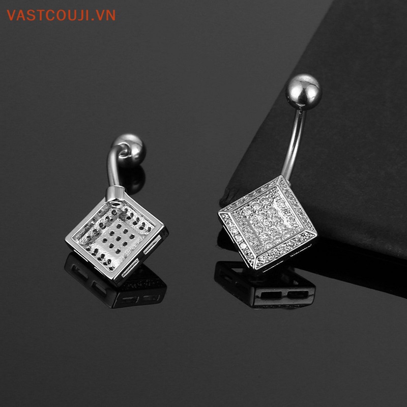 Khuyên Rốn Đính Đá Zircon Lấp Lánh Thời Trang Cho Nữ