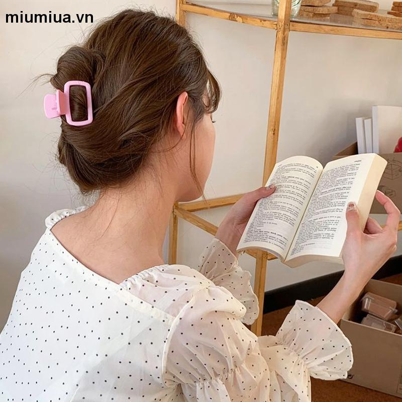 miumiuaKẹp Tóc Mini Màu Sắc Ngọt Ngào Thời Trang Mùa Hè Cho Nữ
