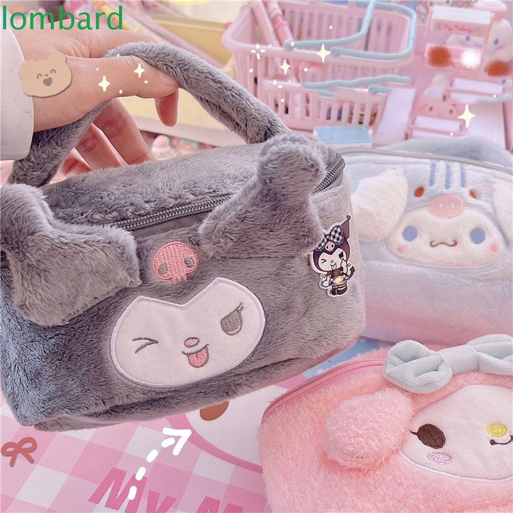 Túi Đựng Mỹ Phẩm Sức Chứa Lớn Họa Tiết Hoạt Hình Kuromi Melody Cinnamon Dog