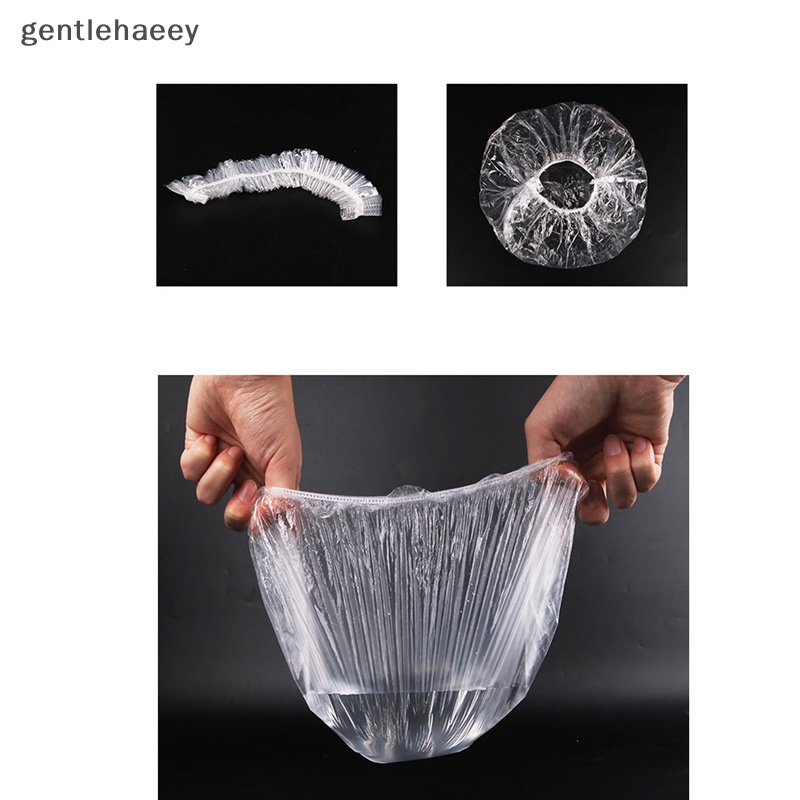 Set 100 Mũ Tắm Một Lần Trong Suốt Co Giãn Dùng Một Lần