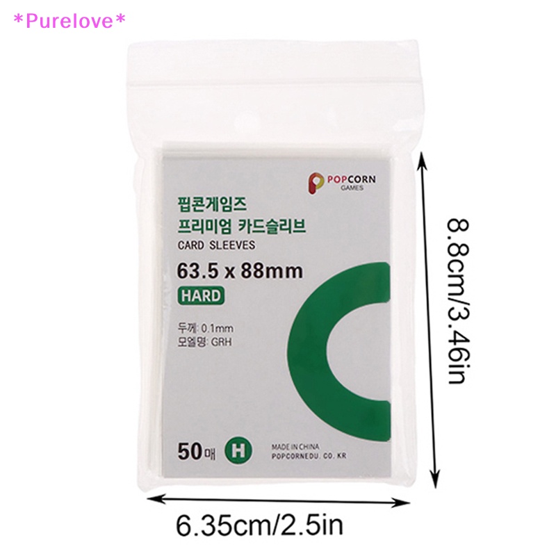 Set 50 Tấm Phim Dán Bảo Vệ Thẻ Hàn Quốc Không Axit Trong Suốt CPP Horaphic Mới