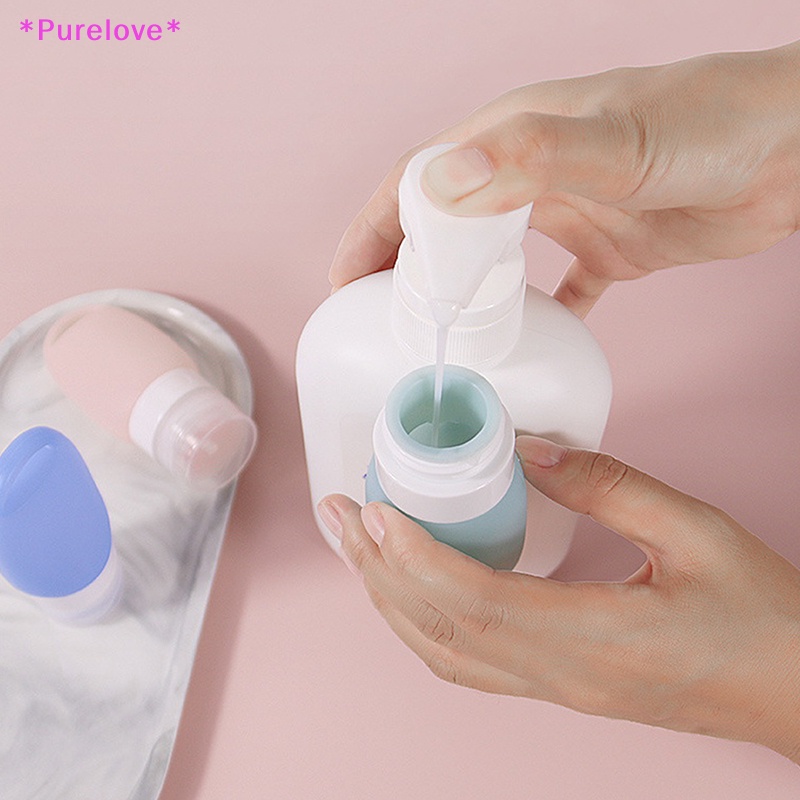 Chai Rỗng Bằng Silicon Đựng Mẫu Thử Đồ Du Lịch Tiện Dụng Mới