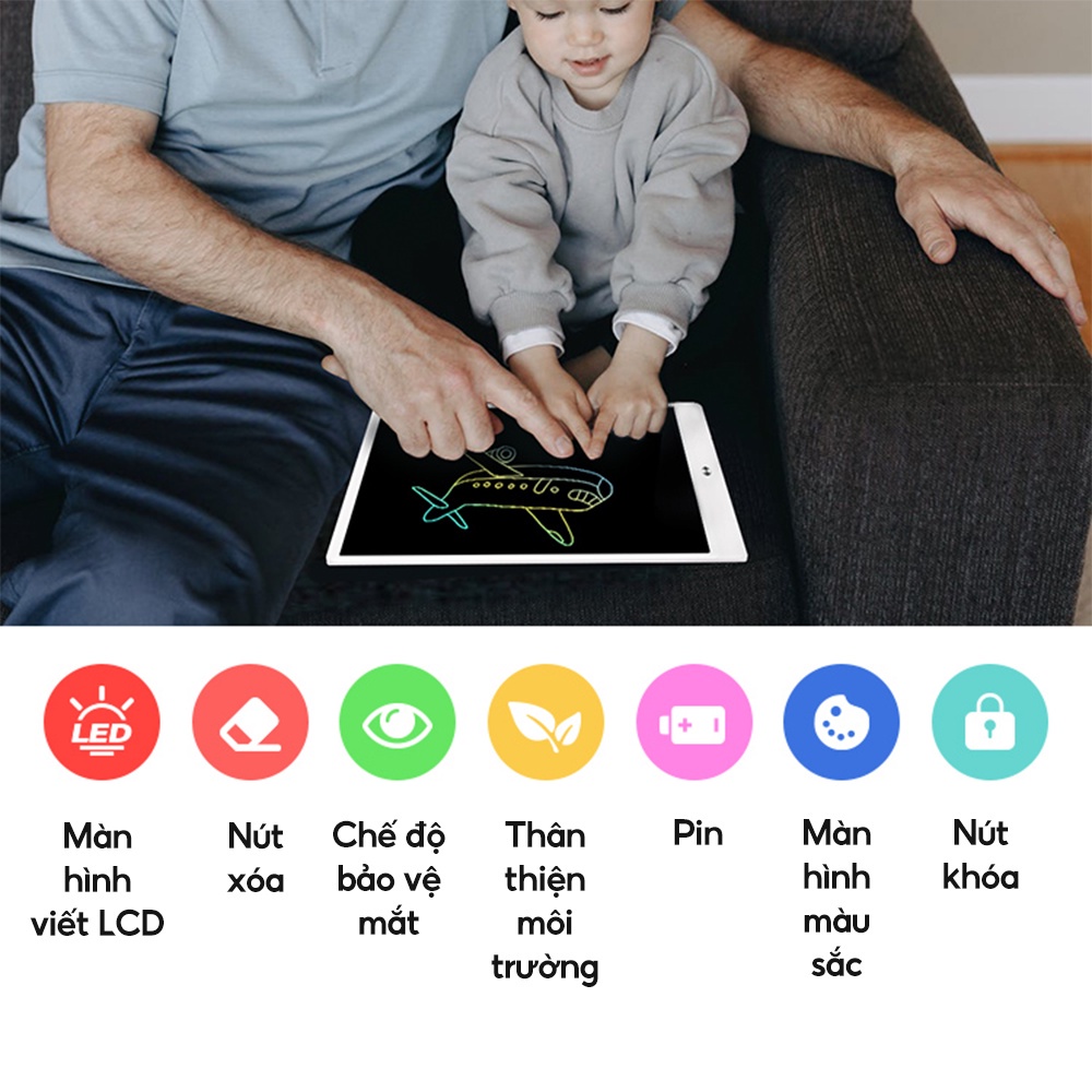 Bảng Vẽ Thông Minh Alilo Magic LCD Writing Tablet MFXHB - 13.5 inch - Đồ chơi giáo dục cho bé
