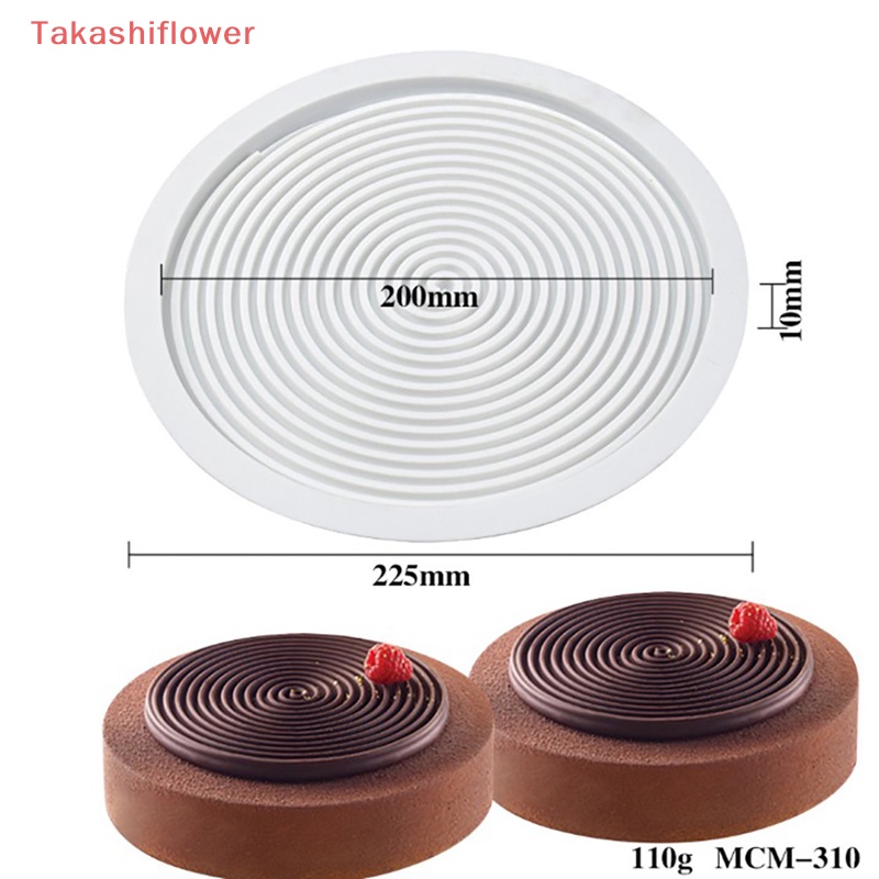 Khuôn Silicone Làm Bánh Hình Xoắn Ốc 3D Độc Đáo