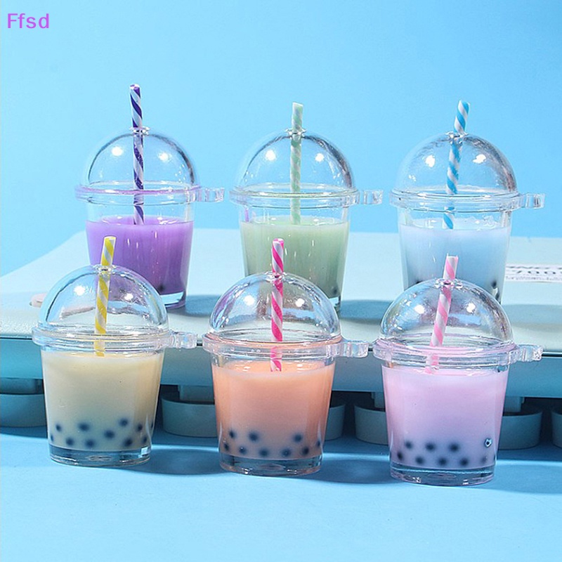 {Ffsd} Móc Khóa Hình Ly Trà Sữa / Bánh Kem mini Sáng Tạo Cho Nữ * Hàng Bán Chạy