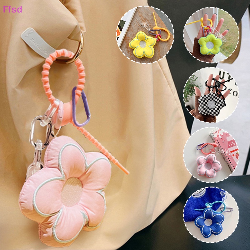 {Ffsd} Dây Treo Móc Khóa / Ba Lô Bằng Vải Hoa Sáng Tạo Dễ Thương