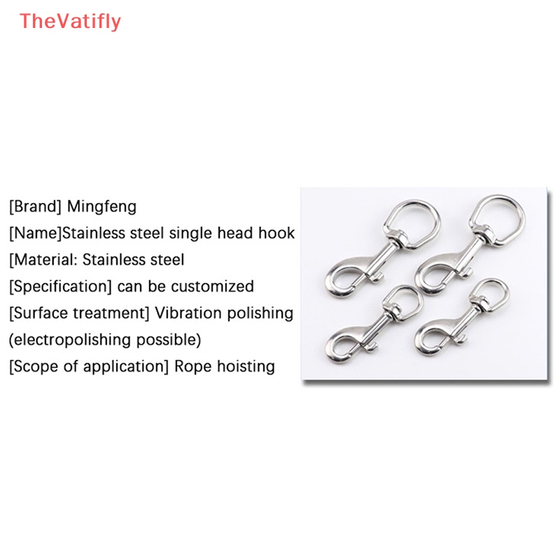 Móc Khóa Xoay Đơn Bằng Thép Không Gỉ Chuyên Dụng Cho Thợ Lặn