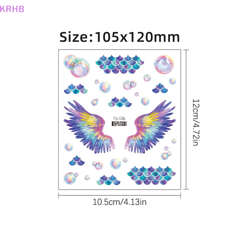 Hình Xăm Dán Họa Tiết Bướm 3D Chống Nước Độc Đáo Mới