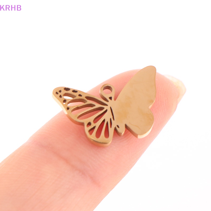 Dây Chuyền Mặt Hình Bướm Bằng Thép Không Gỉ Thời Trang Dành Cho Nữ Mới